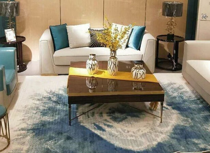 Sofagarnitur 3+2+1 Set Couchtisch Design Sofas Ledersofa Couch Wohnlandschaft